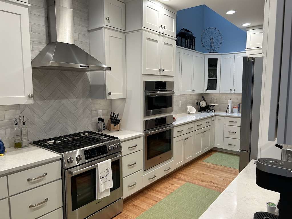 Kitchen with custom storage solutions